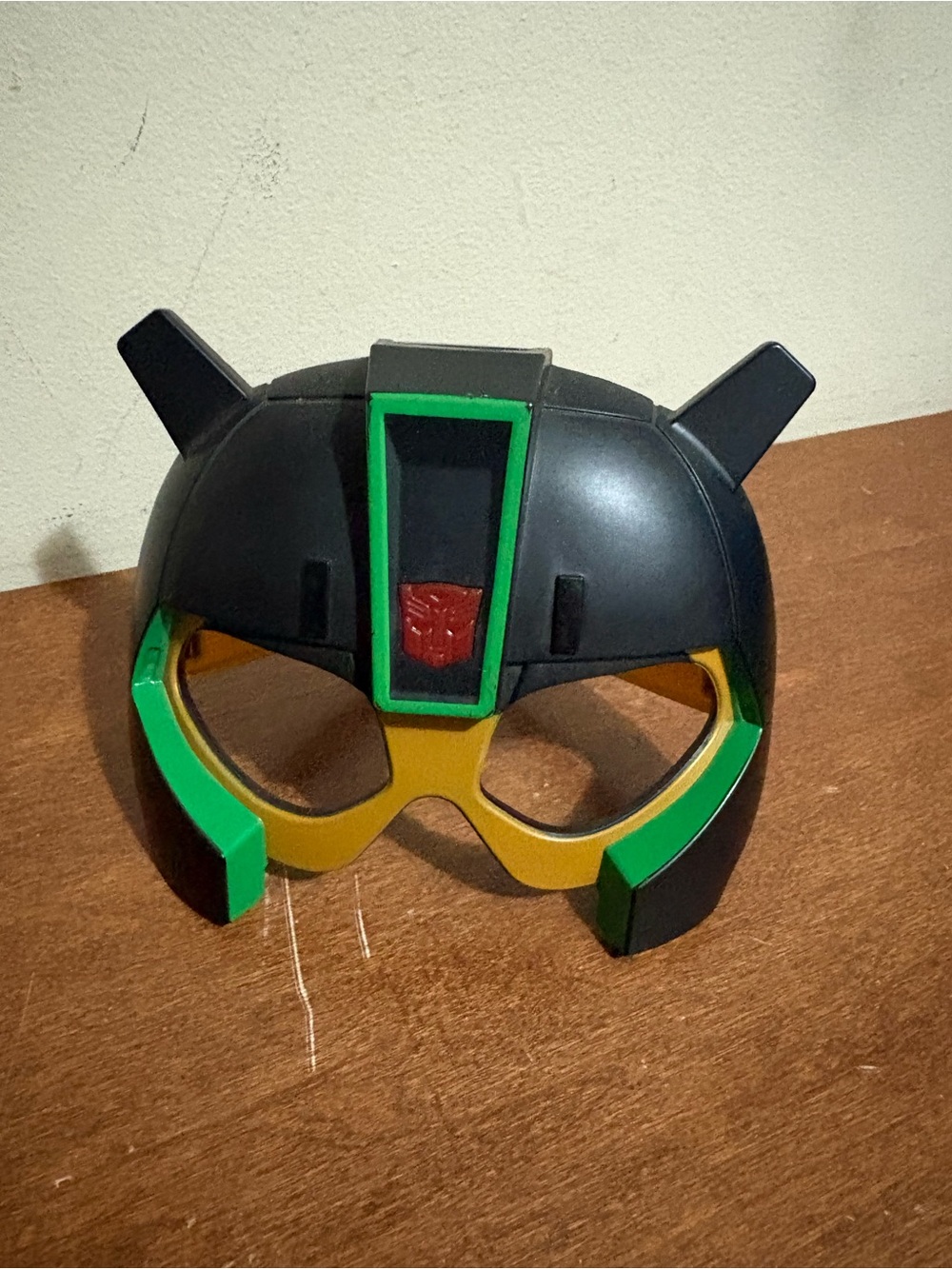 Black and Green Transformers kids Mask